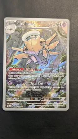 Shedinja Illustration Rare 144/132 Mega Evolution Pokemon Pack Fresh - Image 1
