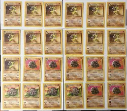 Pokemon TCG Lot Of 24 Fossil Unlimited Uncommons Ground Type LP-NM - Image 1