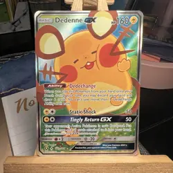 Dedenne GX 195a/214 Unbroken Bonds Full Art Promo Ultra Rare Pokemon TCG MINT - Image 1