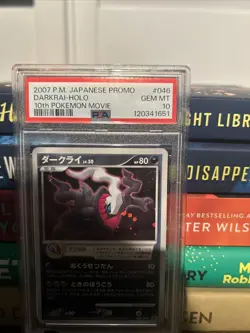 2007 POKEMON JPN PROMO 10TH POKEMON MOVIE #046 DARKRAI-HOLO PSA 10 W/ Swirl - Image 3