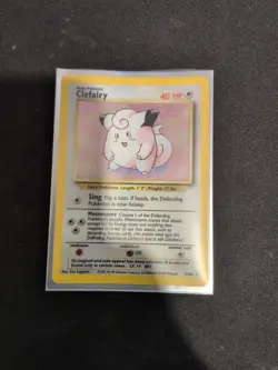 Pokemon Clefairy Foil 5/102 Rare Holo 1999 - Image 1