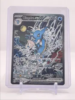 KINGDRA EX 2024 POKEMON S&V BLACK STAR PROMOS FULL ART #131 Q4854 - Image 1