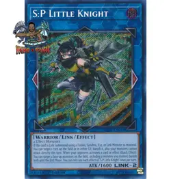 Yugioh! 1x S:P Little Knight RA03-EN049 Secret Rare 1st Ed NM - Image 1