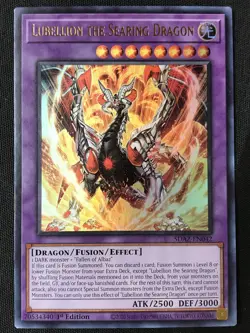 Yu-Gi-Oh TCG #SDAZ-EN042 Lubellion the Searing Dragon 1st Edition Ultra Rare NM - Image 1