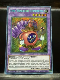 🔥 YUGIOH • TIME WIZARD OF TOMORROW • DLCS-EN147 • SECRET RARE • LIMITED • NM 🔥 - Image 1