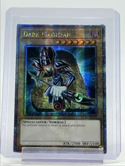 DARK MAGICIAN 2010 YU-GI-OH! LEGENDARY COLLECTION SECRET RARE Q4647 - Image 1