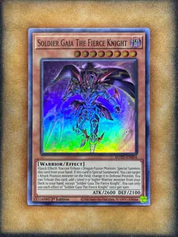 Yugioh Soldier Gaia the Fierce Knight ROTD-EN004 Super Rare 1st Ed NM - Image 1