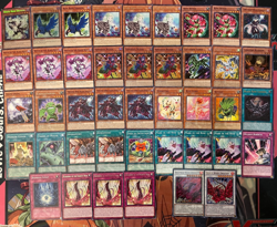 YUGIOH - BLACK ROSE DRAGON DECK - BRAMBLE, WHITE, BLUE, GARDEN, VENGEFUL WITCH - Image 1