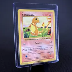 SHADOWLESS Charmander 46/102 Base Set CARD LP - Image 1