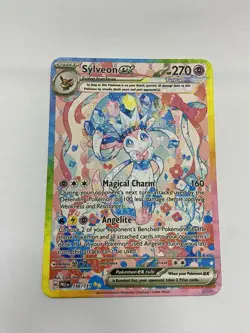 Sylveon EX Gold Metal Pokemon Card-Collectible Gift Display！Christmas COOL - Image 1