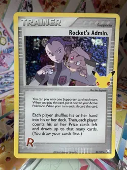 Rockets Admin 86/109 Celebrations Classic Collection Holo Pokemon Card TCG - Image 1