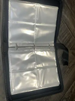 New Trading Card Binder Album Blue, 4 Pocket, 50 Pages, 400 Cards Pokemon, MTG - Image 2