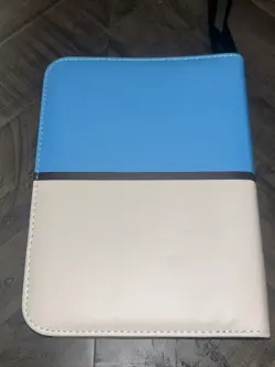 New Trading Card Binder Album Blue, 4 Pocket, 50 Pages, 400 Cards Pokemon, MTG - Image 3