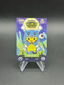Pokemon Poncho Pikachu Brionne Holo Collectoons Halloween Card 114 Peru US - Image 1