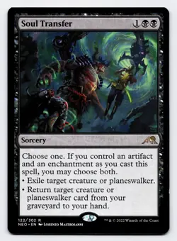 Soul Transfer [122/302] NEO Rare Non-Foil [MTG Card English] - Image 1