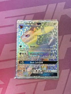 Pokemon TCG Umbreon GX 154/149 Secret Rare Rainbow Holo Card Sun & Moon Base - Image 1