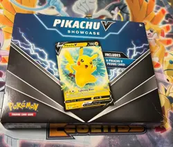 2022 Pokemon Pikachu V Showcase Includes Pikachu V Promo Card & 3 Booster Packs - Image 1
