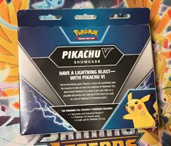 2022 Pokemon Pikachu V Showcase Includes Pikachu V Promo Card & 3 Booster Packs - Image 2