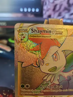 Pokemon TCG Shaymin VSTAR Rainbow Secret Rare Card 173/172 Brilliant Stars NM - Image 2