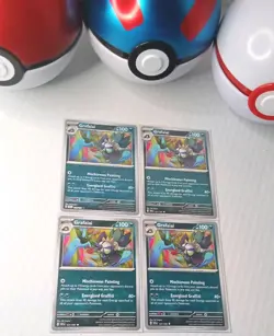 Grafaiai 121/191 x4 4x Pokemon Card 2024 Surging Sparks Playset - Image 1