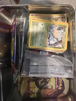 Pokemon Card Lot With Vintage Cards, Tins, Unopened Pack, Etc - Image 1