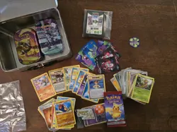 Pokemon Card Lot With Vintage Cards, Tins, Unopened Pack, Etc - Image 5