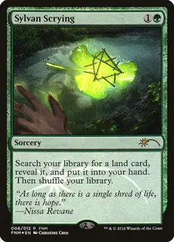 Sylvan Scrying FNM Promos Magic The Gathering MTG Card - Image 1