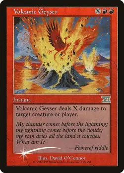 Volcanic Geyser FNM Promos Magic The Gathering MTG Card - Image 1