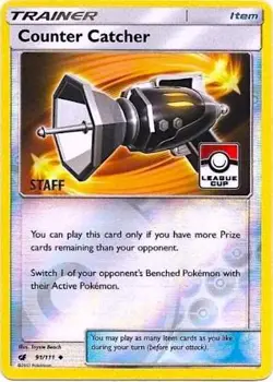 Counter Catcher 97/111 STAFF Stamped Leauge Promo Pokemon Card - Image 1