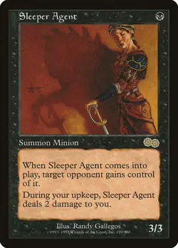Sleeper Agent Urza's Saga Magic The Gathering MTG Card - Image 1