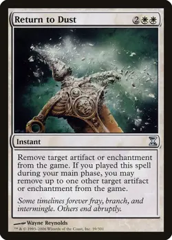 Return to Dust Time Spiral Magic The Gathering MTG Card - Image 1
