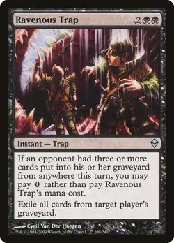 Ravenous Trap 1x MtG Zendikar SP/NM - Image 1