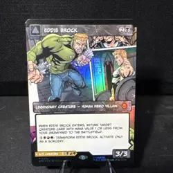 Eddie Brock (Borderless) (Foil) 0224 (M) MTG Marvel's Spider-Man (SPM) - Image 2