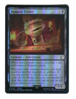 Namazu Trader FOIL #0107 NM Final Fantasy FIN MTG Magic The Gathering - Image 1