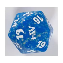 WOTC MTG Spindown d20 Life Counters M2014 - Blue & Grey w/White NM - Image 2