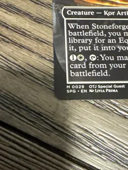 Stoneforge Mystic (Borderless) #29 (NM) Special Guests SPG Magic MTG - Image 2