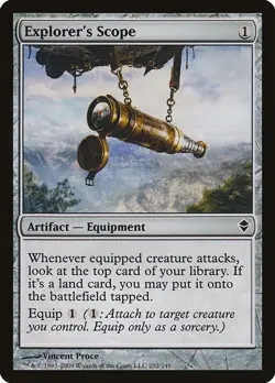 Explorer's Scope 1x MtG Zendikar SP/NM - Image 1