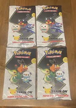 Lot of 4 Pokemon First Partner Packs - Factory Sealed - SEE PICTURES - Image 2