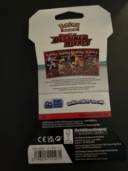 (VERY HEAVY) 33.01g Pokemon TCG Destined Rivals Sleeved Booster Pack (SEALED)✅ - Image 3