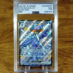 Pokemon SV Black Star Promo Quaquaval EX 084 AGS Legendary 10 Full Art Holo 2024 - Image 1