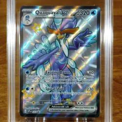 Pokemon SV Black Star Promo Quaquaval EX 084 AGS Legendary 10 Full Art Holo 2024 - Image 2