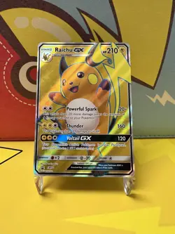 Pokemon TCG - 2017 Raichu GX SM90 - Sun & Moon Promo - MINT - Image 1