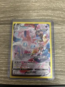 2022 POKEMON SWORD & SHIELD BRILLIANT STARS TG15 FULL ART/SYLVEON VMAX - Image 1