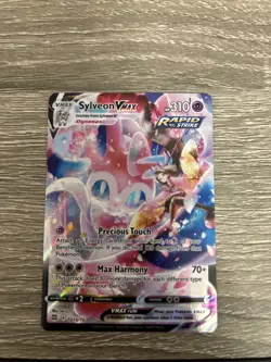 2022 POKEMON SWORD & SHIELD BRILLIANT STARS TG15 FULL ART/SYLVEON VMAX - Image 2