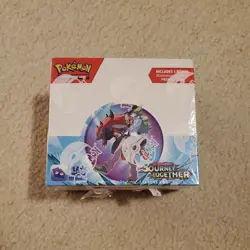 Pokemon Journey Together Enhanced Booster Box DAMAGED WRAPPING but still Sealed - Image 1