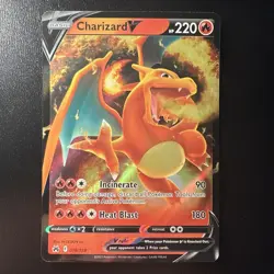 FREE SHIPPING Charizard V 18/159 - Pokemon: Crown Zenith Ultra Rare - Tcg - NM - Image 1