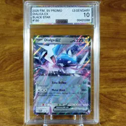 Pokemon Scarlet & Violet Black Star Promo Dialga EX 180 AGS Legendary 10 2025 - Image 1