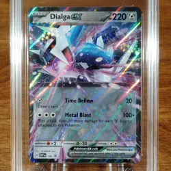Pokemon Scarlet & Violet Black Star Promo Dialga EX 180 AGS Legendary 10 2025 - Image 2