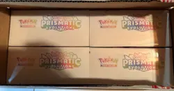 Pokemon Prismatic Evolutions Pokemon Center ETB Case 4 Factory Sealed Boxes - Image 3