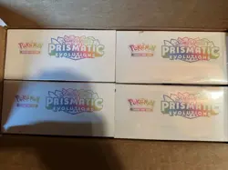Pokemon Prismatic Evolutions Pokemon Center ETB Case 4 Factory Sealed Boxes - Image 4